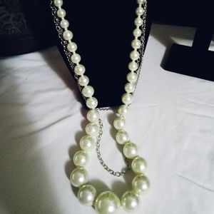Lane Bryant Faux Pearl Necklace